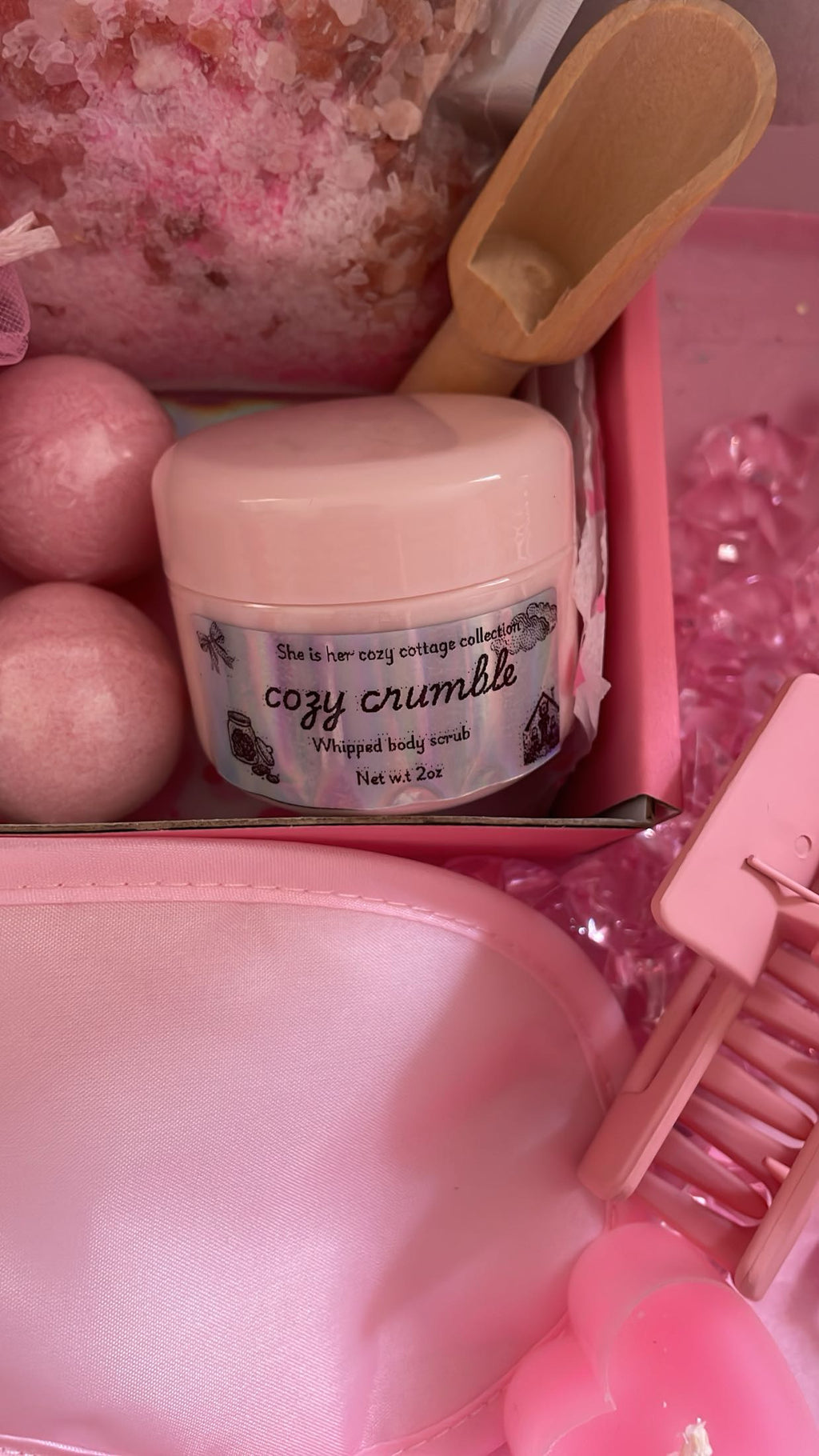 Cozy crumble body scrub