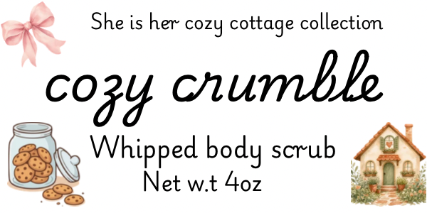 Cozy crumble body scrub
