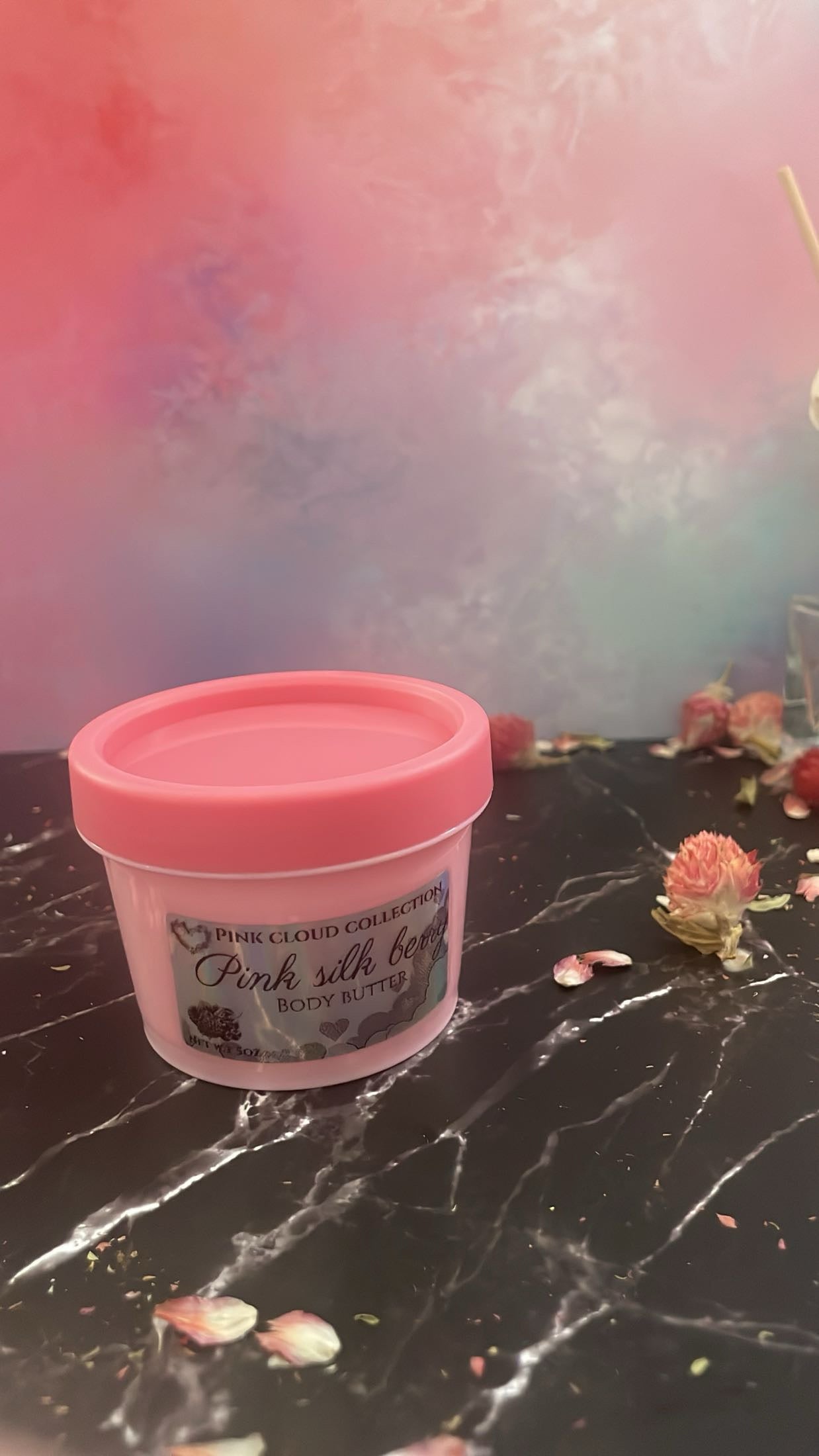 Pink silk berry body butter