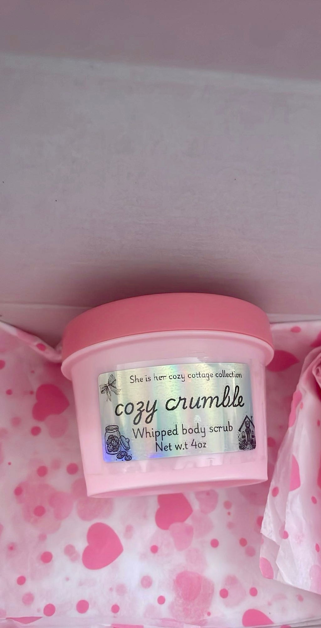 Cozy crumble body scrub